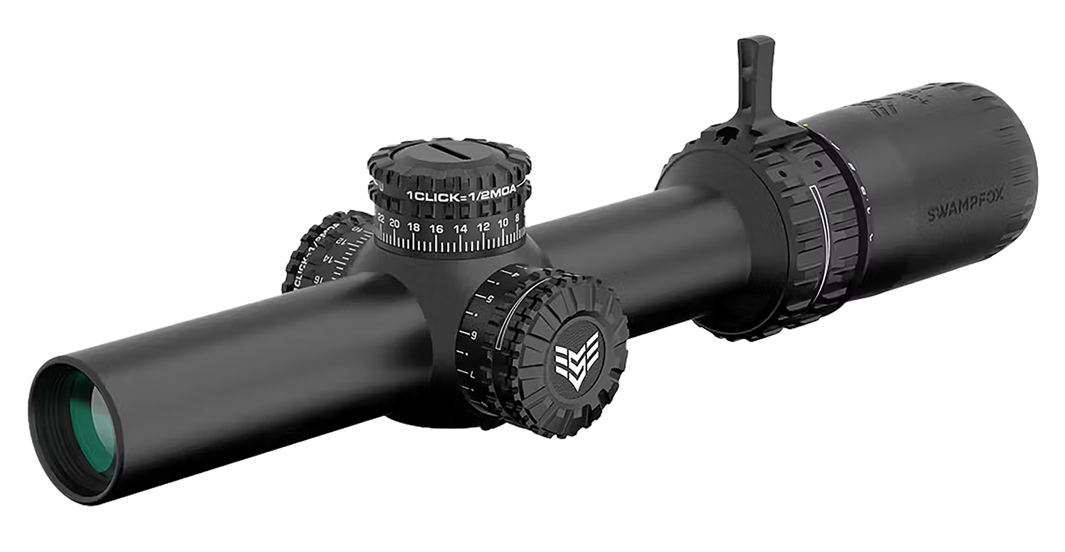 Swampfox Optics ARH11024-RL Arrowhead Black 1-10x24mm 30mm Tube Guerrilla Dot MIL Red Reticle