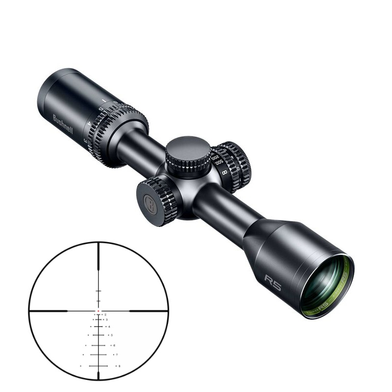 BUSHNELL R5 3-9X50 DOA-LRH800 BLK ILL
