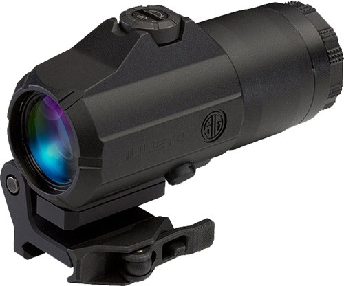 SIG OPTICS JULIET 4 MAGNIFIER - 4X24 POWERCAM QR MOUNT BLACK