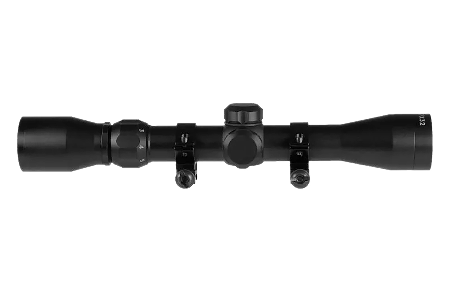 TruGlo TG-853940B Trushot Black Anodized 3-9x40mm 1" Tube Duplex Reticle w/Rings