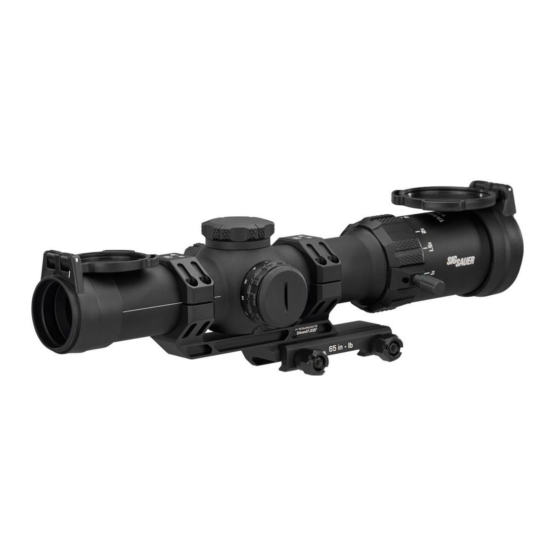 Sig Sauer TANGO-MSR LPVO Tactical Rifle Scope COMPACT 1-10X24 30mm FFP Illum BDC 10 W/ Mount