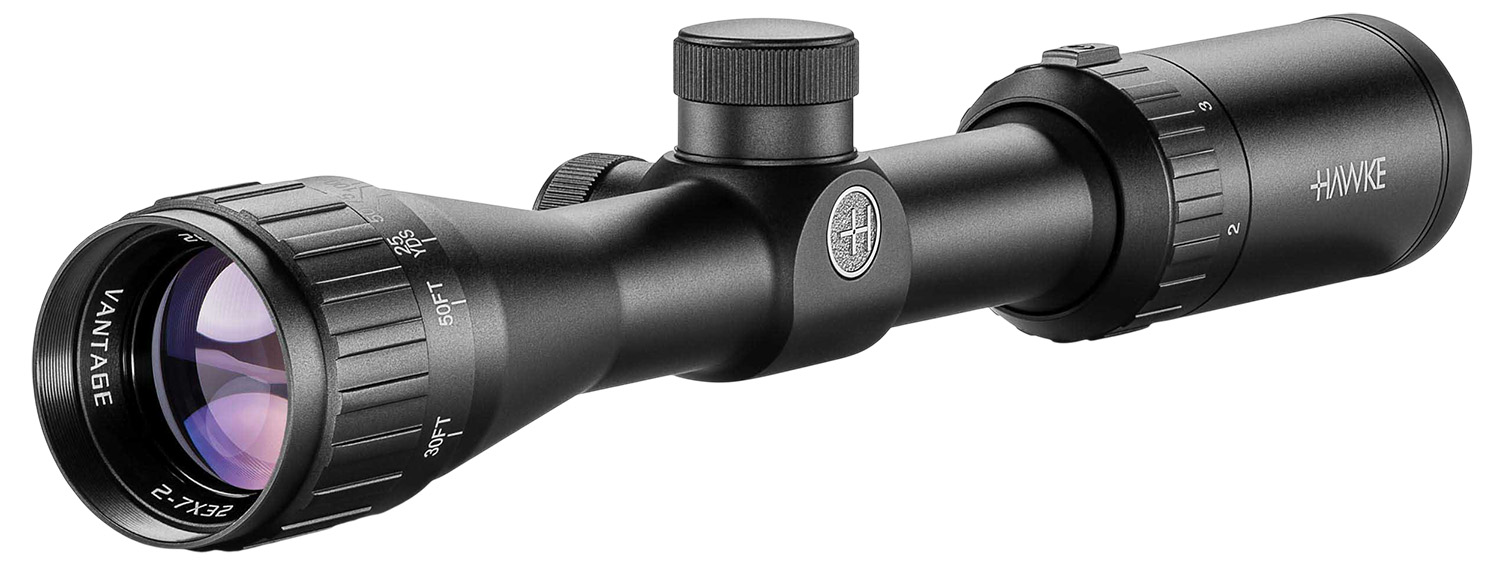 Hawke Sport Optics 14111 Vantage Riflescope Black 2-7x32mm 1" Tube Mil-Dot Reticle