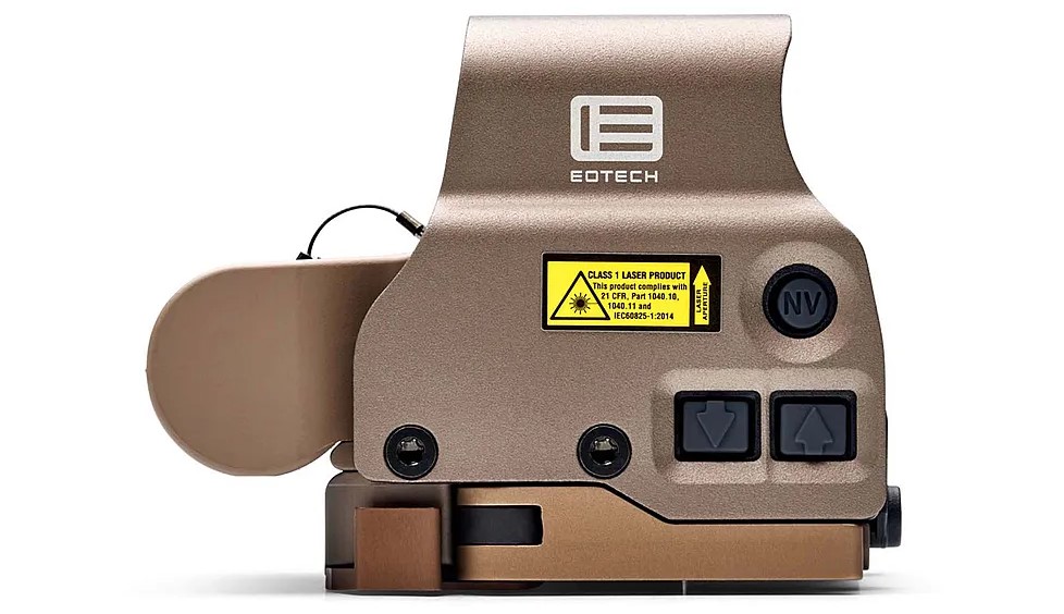 EO Tech EXPS3 Tan Holographic Sight CR123 Side Mount 672294600909