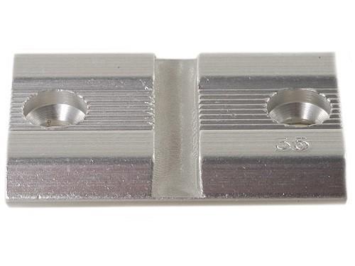 Weaver Standard Top Mount Aluminum Scope Base - Silver - #35S - S&W 1500 1600 1700 FRONT
