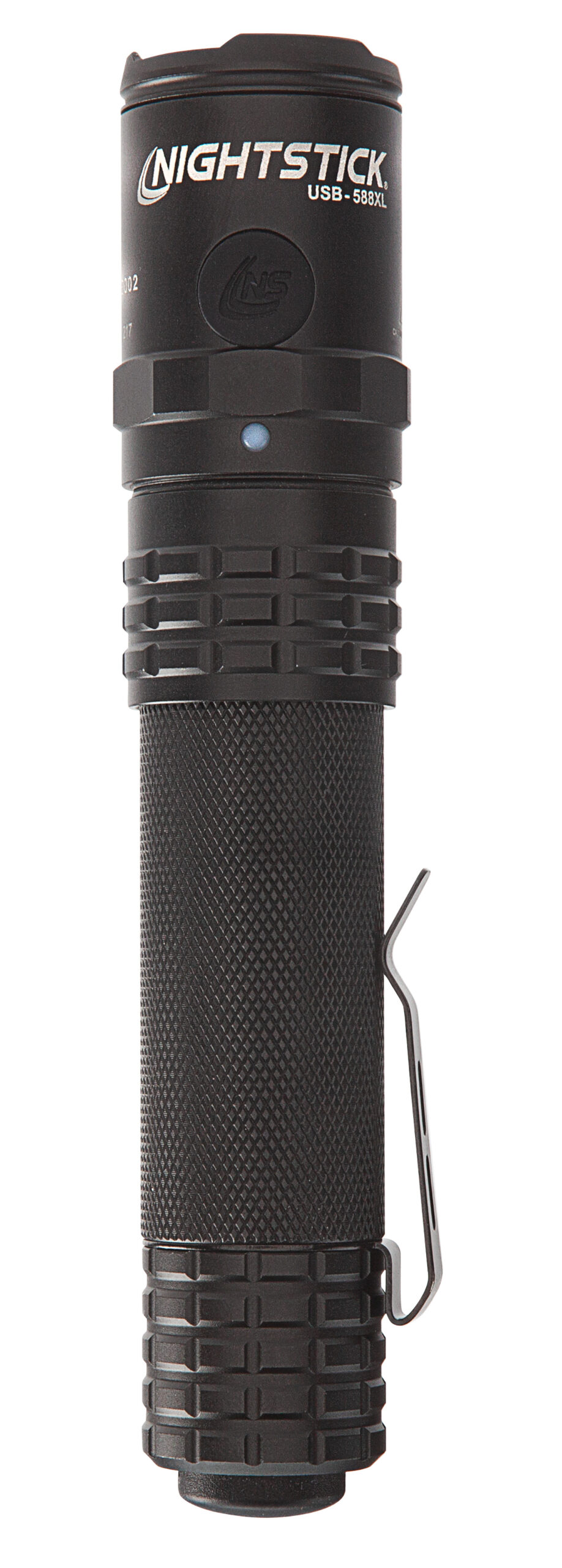 Nightstick USB588XL USB Dual-Light Tactical Flashlight Black Anodized 125/350/450/850/1,100 Lumens White LED