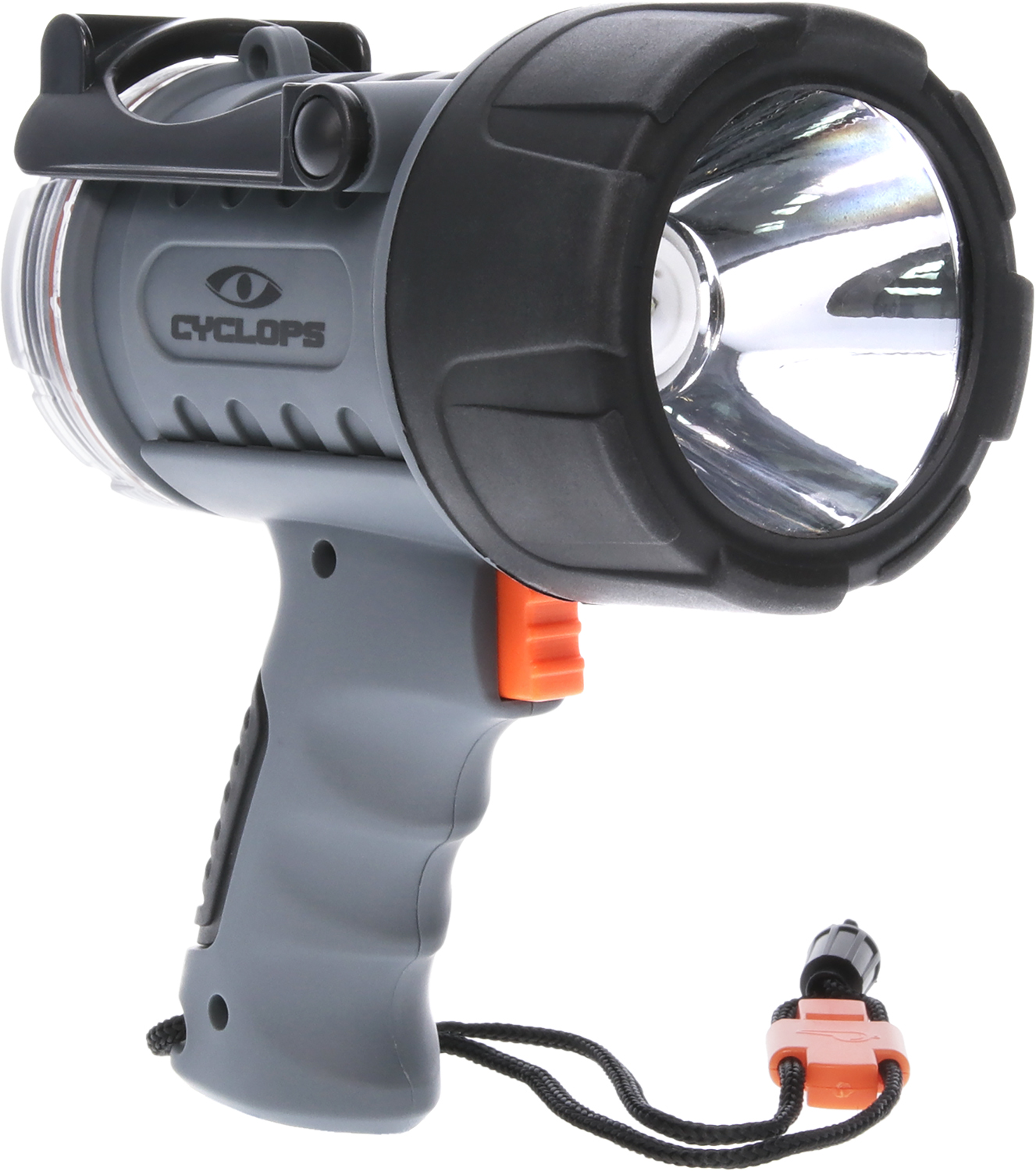 Cyclops CYC700WP Hand Held 350/700 Lumens Red/Clear Cree XM LED Black/Gray ABS Polymer